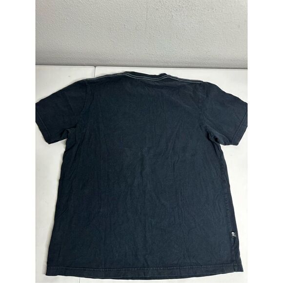 Marc Ecko Black Cotton Men’s Skull Paint T-Shirt Size L - Picture 7 of 11